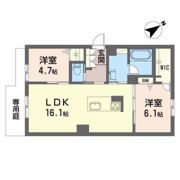 シャーメゾン城野駅前の間取り画像