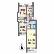 表参道グレイスKの間取り画像