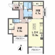 Paradiso琴平の間取り画像