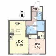 シャーメゾンComforzaの間取り画像