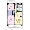 セントレ－ジュ共栄の間取り画像