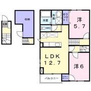 コーラル Aの間取り画像