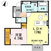 パルティール B棟の間取り画像