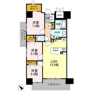 プレミスト金沢駅西口Ⅱ 1001号室の間取り画像