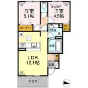 クレアの間取り画像