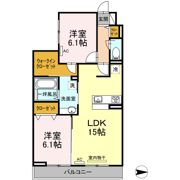 セジュール菜々彩の間取り画像