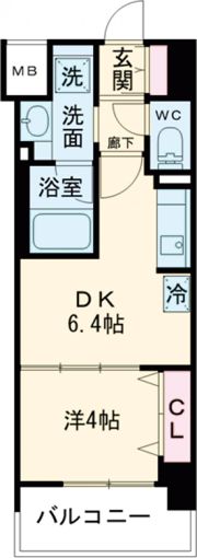 プレサンス ロジェ 名古屋駅前の間取り画像