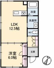 ベレオ牛田の間取り画像