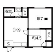 巾クレストの間取り画像