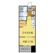 シェルグランデ鉄砲町東の間取り画像