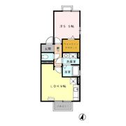 セジュール里の間取り画像