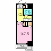 ライオンズマンション名駅西の間取り画像