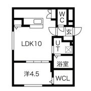 Advantage豊平(アドバンテージ)の間取り画像