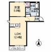 フェリスタージュFの間取り画像