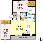 D-ROOM戎町の間取り画像