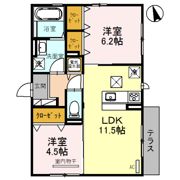 EL・SERENO江坂(ｴﾙ・ｾﾚｰﾉ) EASTの間取り画像