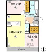 カトル セゾンの間取り画像
