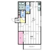 LUANA福住の間取り画像