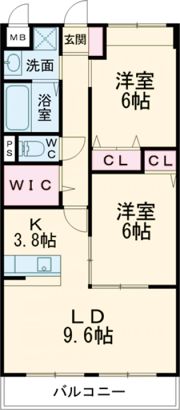 シエスタ南原の間取り画像