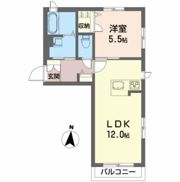 プレミアス東通の間取り画像
