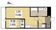月光福山三吉町の間取り画像