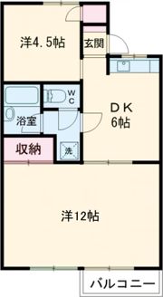 ノーブル三ツ谷の間取り画像