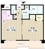 コーボック飛田給Ⅱの間取り画像