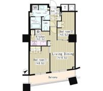 ザ・パークハウス 西新宿タワー60の間取り画像