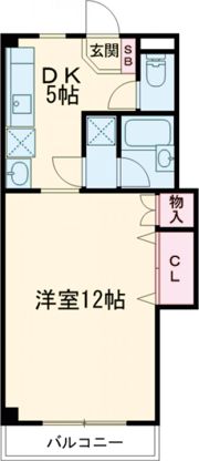 三熊渚南ハイツの間取り画像