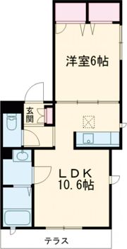 シャーメゾン月輪町の間取り画像