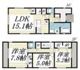 東大和市立野戸建02の間取り画像