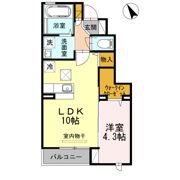 メゾンK-2・3 K-2の間取り画像