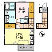 エスタシオンJの間取り画像