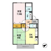 ラフィネ北間の間取り画像