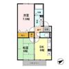 ラフィネ北間の間取り画像