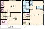 サンハイムAの間取り画像