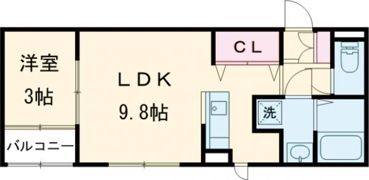 M．S FELIZ合志の間取り画像