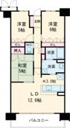 京都桂川つむぎの街マークスクエアの間取り画像