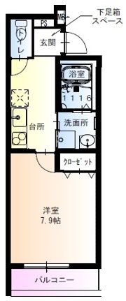 フジパレス阪急吹田駅南Ⅲ番館の間取り画像