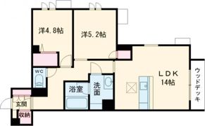 六条荘の間取り画像