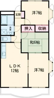 グランディア木太の間取り画像