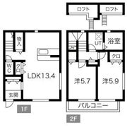 ジュール六番館の間取り画像