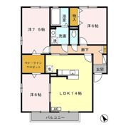 フェザート Aの間取り画像