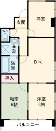 ロイヤルコーポ東雲の間取り画像