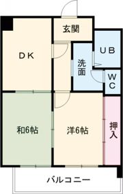 ロイヤルコーポ東雲の間取り画像