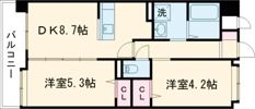 プライマル熊本慶徳の間取り画像