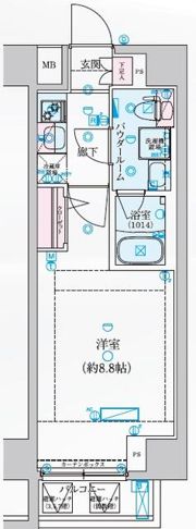 crostone川崎(クロストンカワサキ)の間取り画像