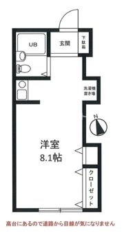 青葉ハイツの間取り画像