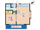 アフロディーテ国分B棟の間取り画像