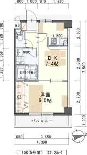 メープルⅠの間取り画像